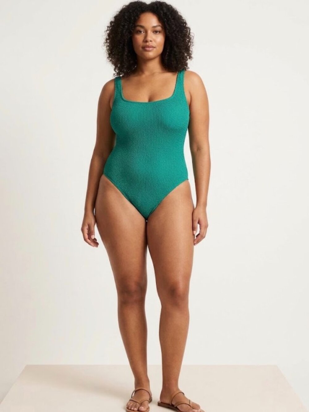 Ladies Emerald green Swimsuit One Piece